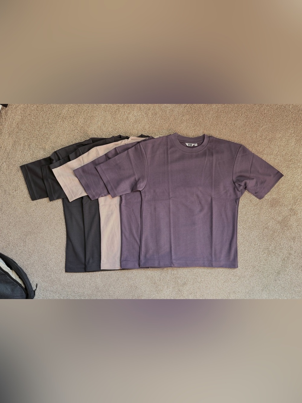 Uniqlo AIRism Cotton Oversized T-Shirt | Half-Sleeve